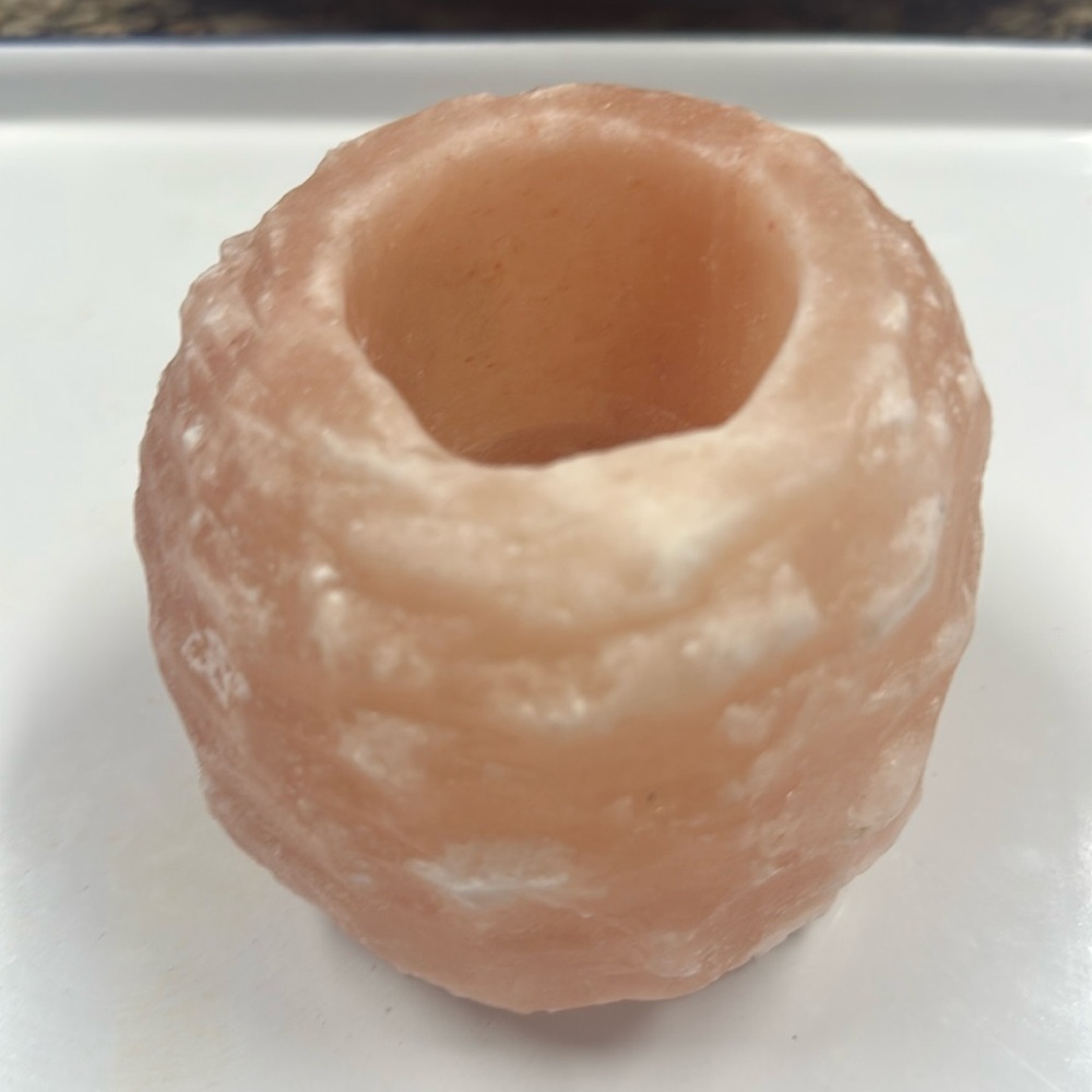 Himalayan Salt Rock Votive Candle Holder